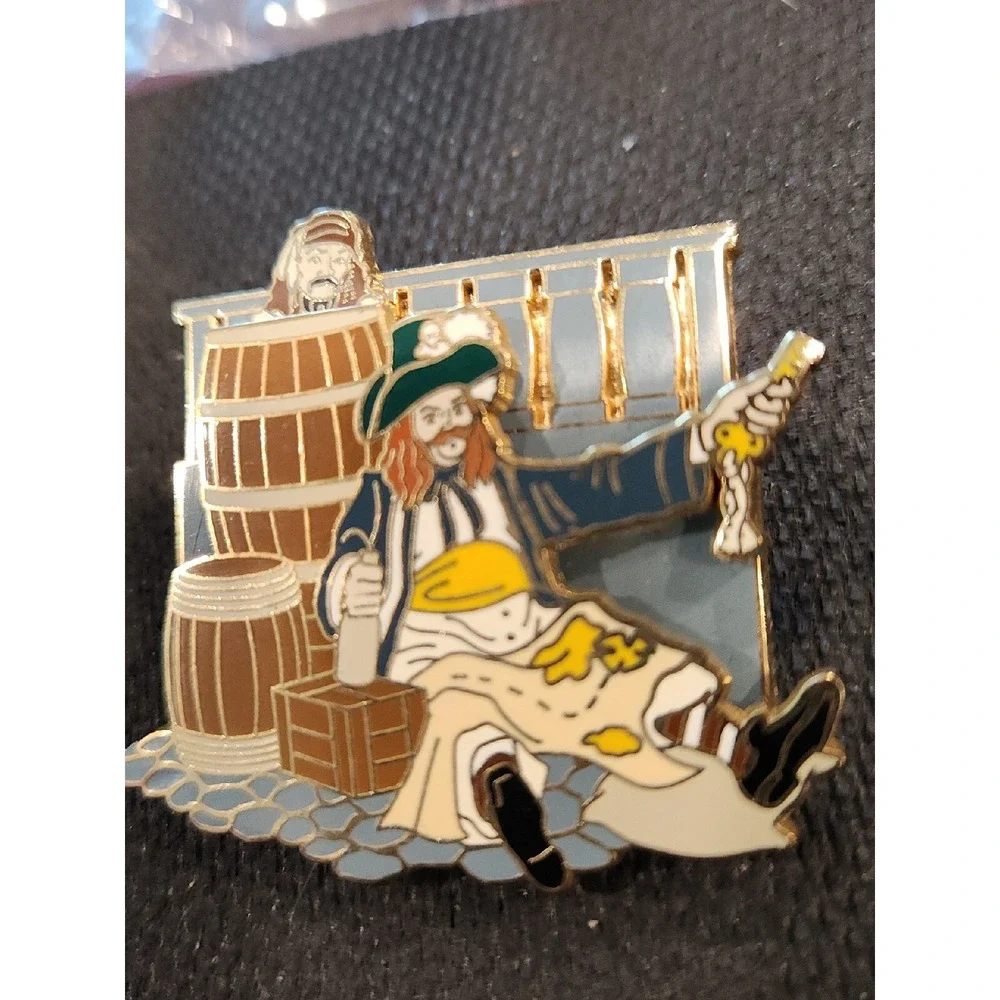 Disney Pin PIRATES JACK IN BARREL SLIDES Artist Proof AP‎ 00092